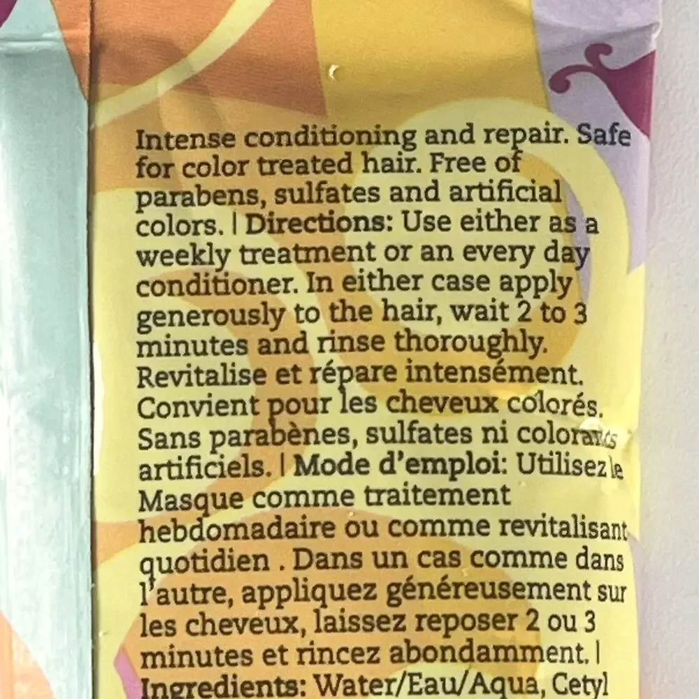 Amika Soulfood Nourishing Hair Mask Sew Buckthorn Berry Travel .7 fl oz 20ml New